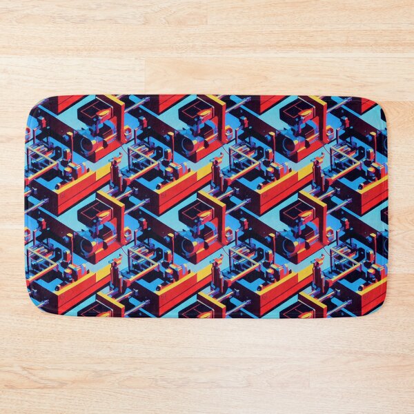 Item preview, LED Light Mechanical Tech - 3D Pattern designed and sold by Fine Prints.