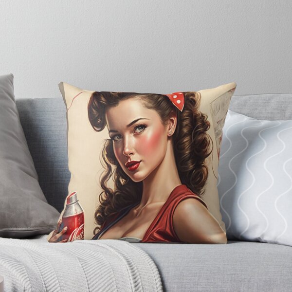 Item preview, retro pin-up designed and sold by LoveyDesign.