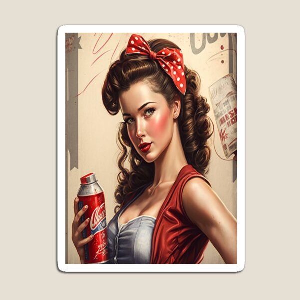 Artikelvorschau, Retro-Pin-Up entworfen und verkauft von LoveyDesign.