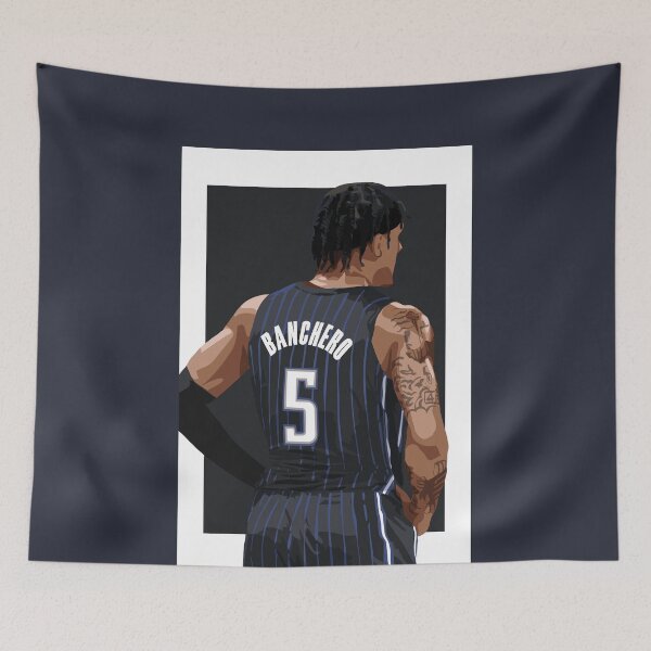 Item preview, Paolo Banchero Orlando Vector Back in frame Qiangy designed and sold by EerieHarakiri.