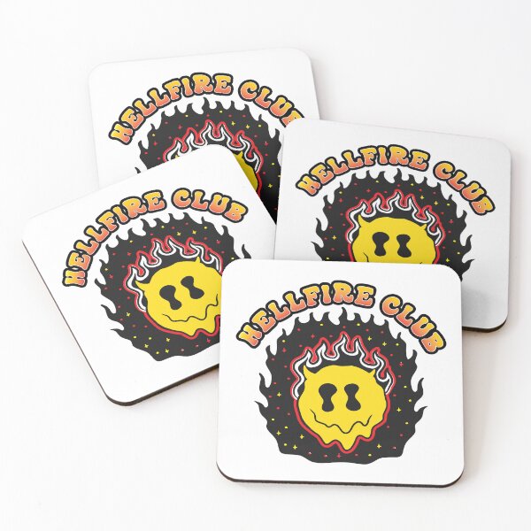 Item preview, Retro Hellfire Club Smiley Face designed and sold by bolimj.