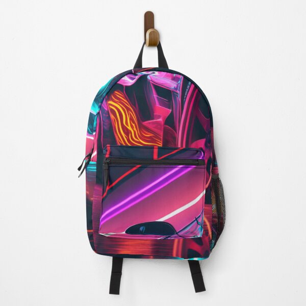 Item preview, Neon Tokyo Supercar - Synthwave Retro Cyberpunk Retro Style designed and sold by AdamesArtStudio.