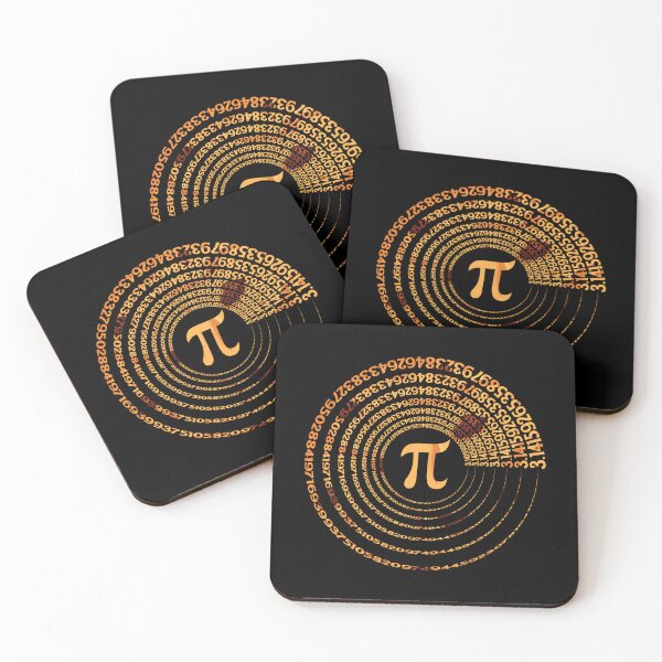 Item preview, Pi sign with swirling numbers designed and sold by Pixelish.