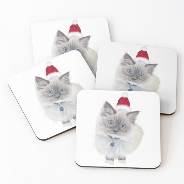 Item preview, Christmas Rag Doll kitten designed and sold by cathyscreations.