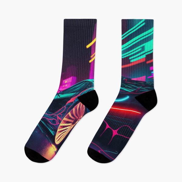Item preview, Neon Tokyo Supercar #2 - Synthwave Retro Cyberpunk Retro Style designed and sold by AdamesArtStudio.