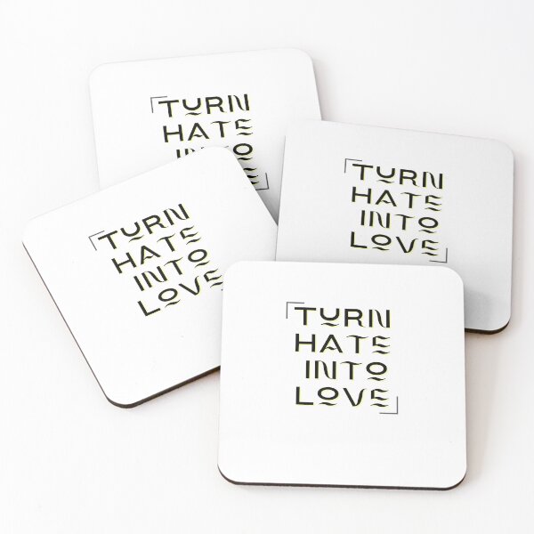 Item preview, Turn Hate Into Love typography Design  designed and sold by Abdessamad  HAFIANI ⭐⭐⭐⭐⭐.