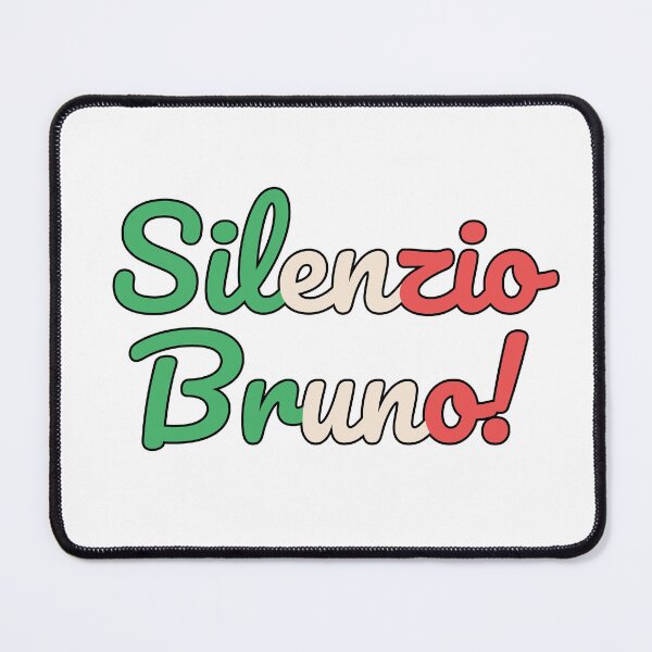 Item preview, Silenzio Bruno! (Italy Flag) designed and sold by BenCasey.