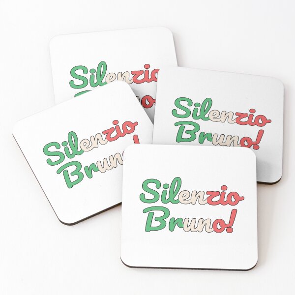 Item preview, Silenzio Bruno! (Italy Flag) designed and sold by BenCasey.