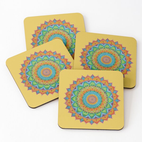 Item preview, Colors of Rainbow Mandala designed and sold by Dharmandalaart.