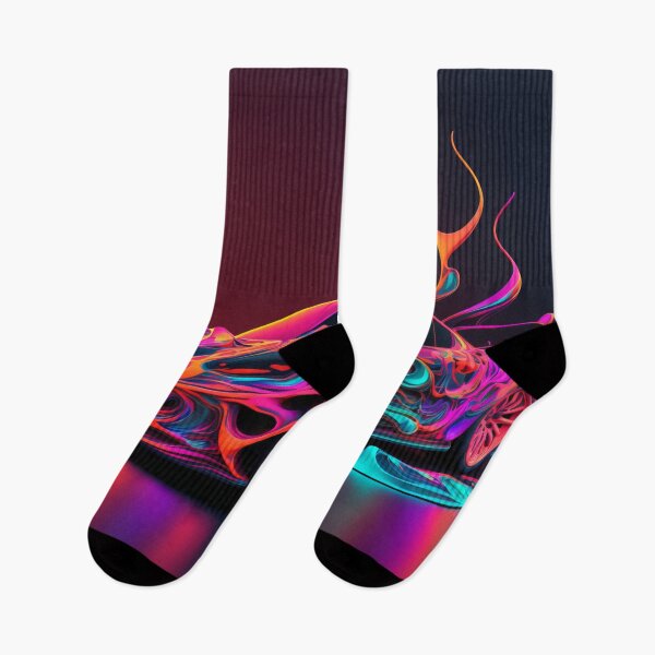 Item preview, Neon Colours Abstract Supercar - Retro Synthwave Style designed and sold by AdamesArtStudio.