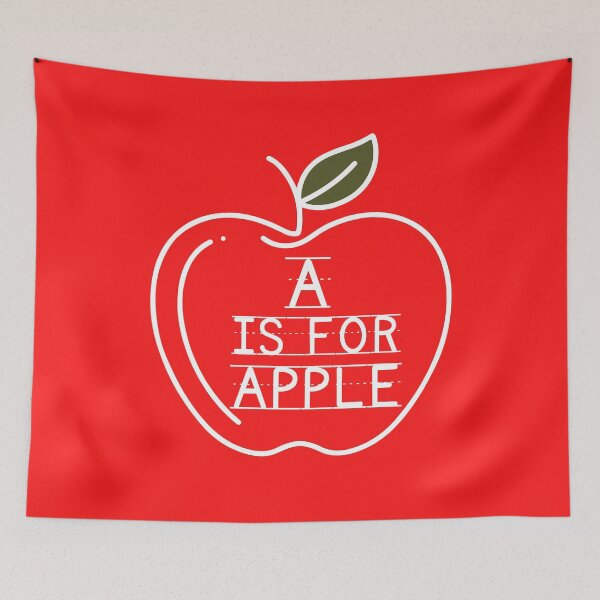 Item preview, A Is For Apple Pre K Kindergarten Teacher Student designed and sold by SunfullyYours.
