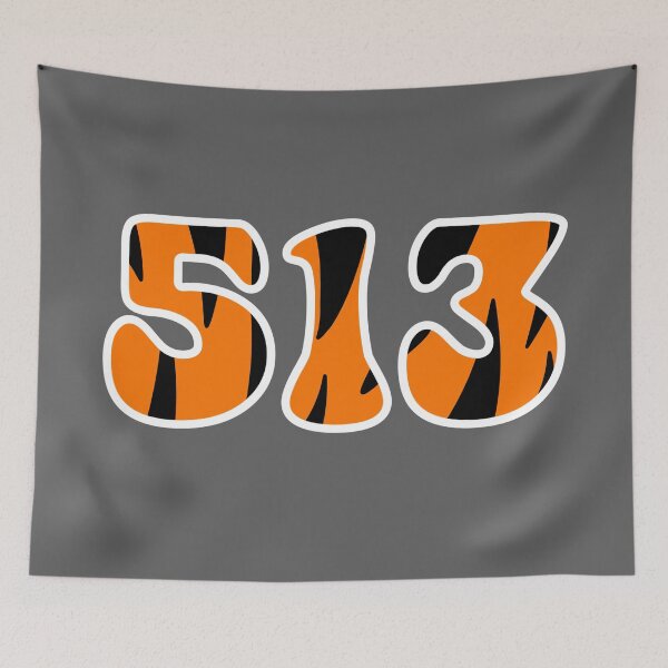 Item preview, Bengals Stripes 513 designed and sold by haldoodles18.