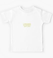 Darth Jar Jar (yellow, outline) Kids Tee