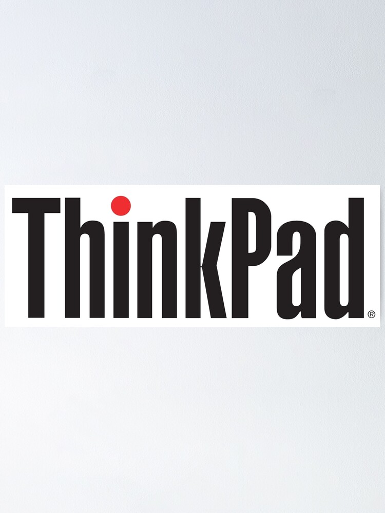  Thinkpad Logo  Poster by Aleph12 Redbubble