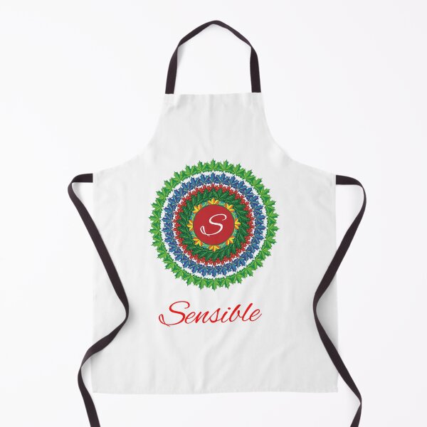 Aperçu de l'œuvre Alphabet S with attribute sensible leaf art Mandala circle design créée et vendue par MubaraksArt.