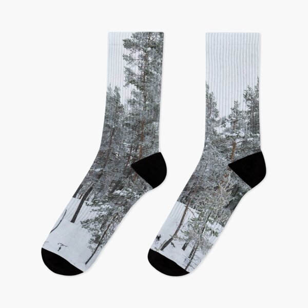 Item preview, White slope with pines designed and sold by Jouko Lehto Photography.