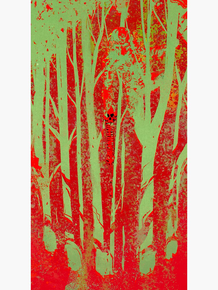 Thumbnail 3 of 3, Sticker, Hunt is on designed and sold by estevansilveira.