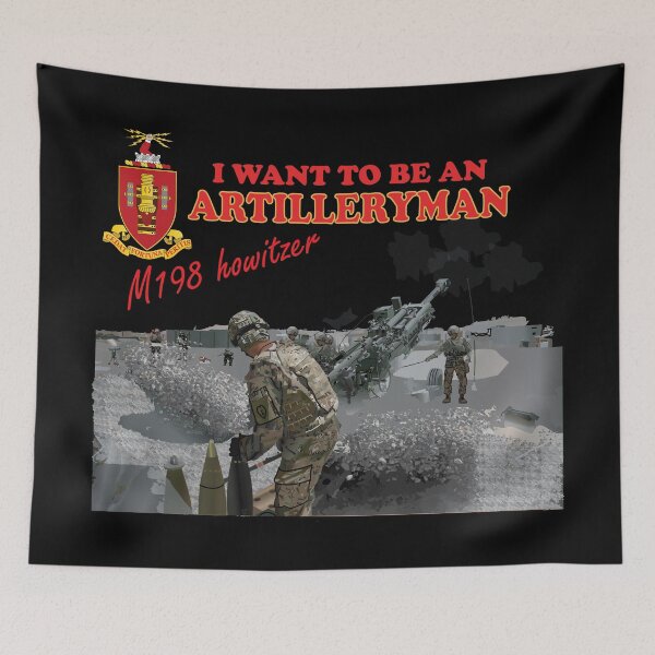 Item preview, Artillery - M198 Howitzer - I want to be an Artilleryman designed and sold by Military Insignia Products.