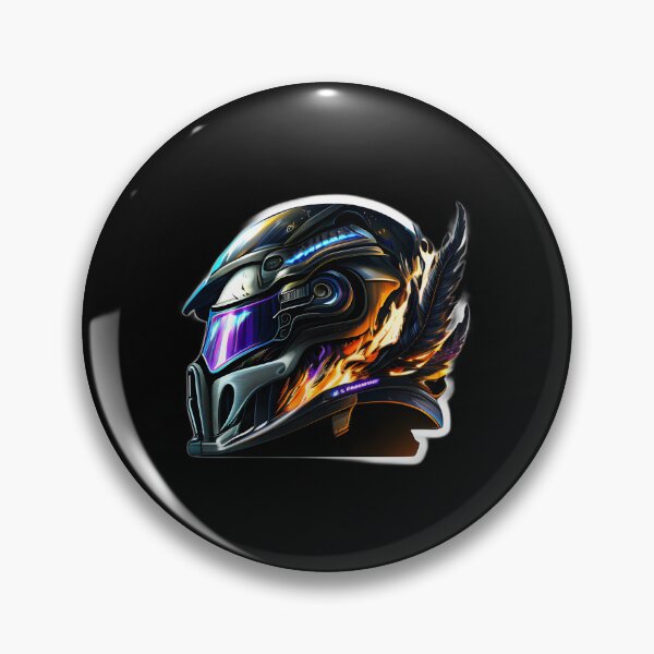 Item preview, Super Bike Aggressive Looking Helmet designed and sold by beluxe.