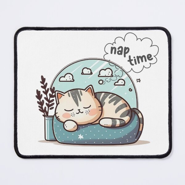 Item preview, Cute sleeping cat designed and sold by enemy01.