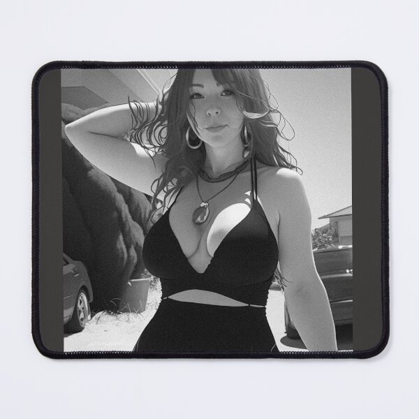 Item preview, Beautiful girl posing, black and white picture designed and sold by SvarunPogani.