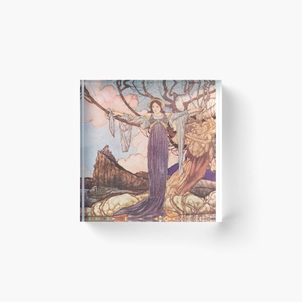 Item preview, Vintage Illustration Charles Robinson "The Frog Fetches the Golden Ball" designed and sold by Deannaboh.