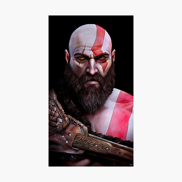 Wallpaper god of war, weapon, kratos, Fenrir, snow, blow, man, boy