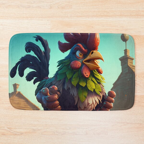 Item preview, Funny Farm Crazy Rooster designed and sold by TheArtfulAllie.