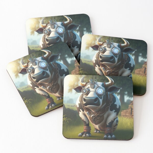 Item preview, Funny Farm Mad Cow designed and sold by TheArtfulAllie.