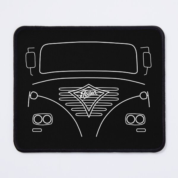 Item preview, Foden classic truck outline with mirrors (white) designed and sold by soitwouldseem.