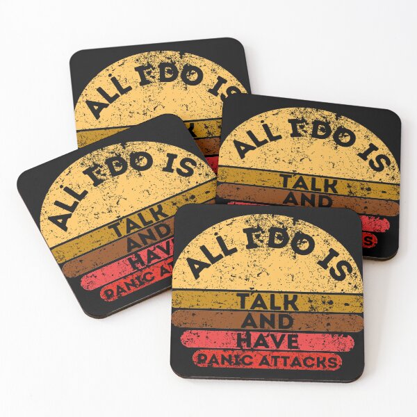 Item preview, All i do is talk and have panic attacks retro sunset funny gifst  designed and sold by VectorPower.