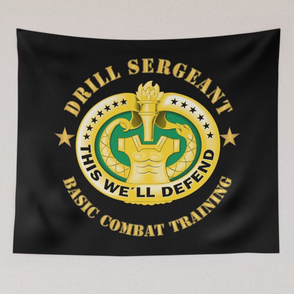 Item preview, Army - Drill Sgt Badge - Basic Combat Training X 300 designed and sold by Military Insignia Products.
