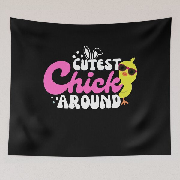 Item preview, Cutest Chick Around Funny Easter Spring Vibes designed and sold by Sasikharn.