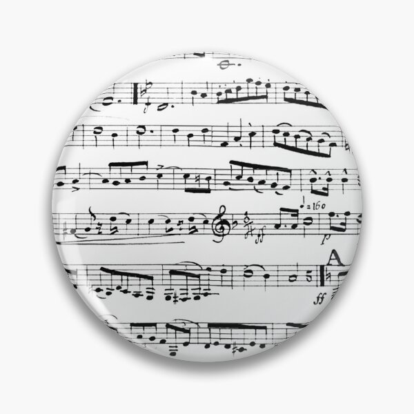 Item preview, Music Note Pattern - Black and White Musical Notation designed and sold by inspirationzgal.