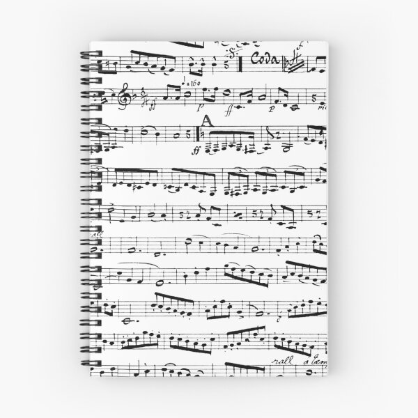 Item preview, Music Note Pattern - Black and White Musical Notation designed and sold by inspirationzgal.