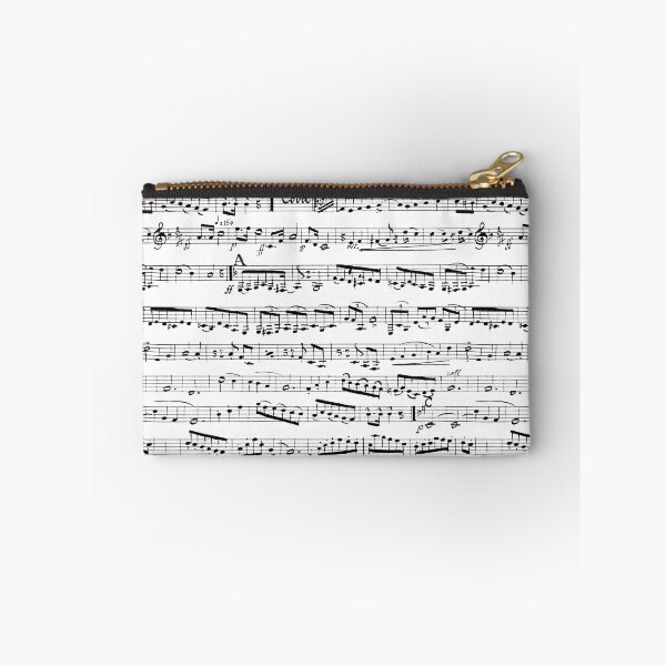 Aperçu de l'œuvre Motif de note de musique - Notation musicale noir et blanc créée et vendue par inspirationzgal.