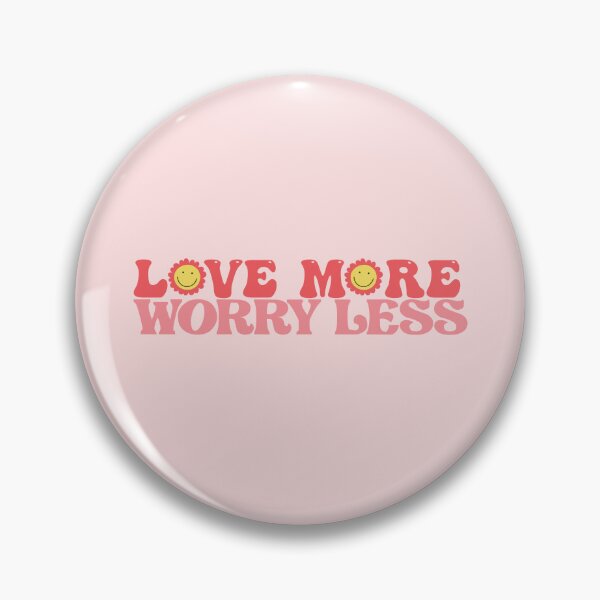 Item preview, Groovy Smile Face Love More Worry Less  designed and sold by bolimj.