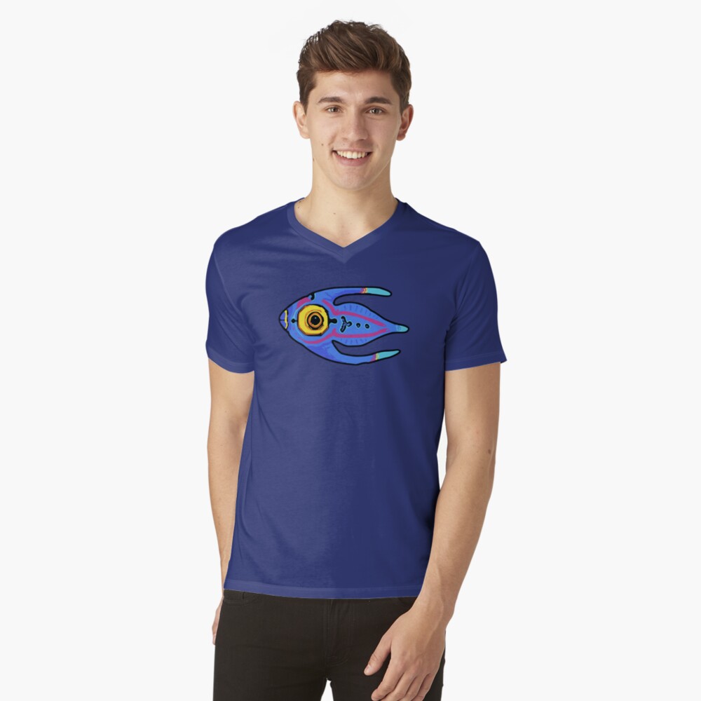 Item preview, V-Neck T-Shirt designed and sold by Kimbwa.