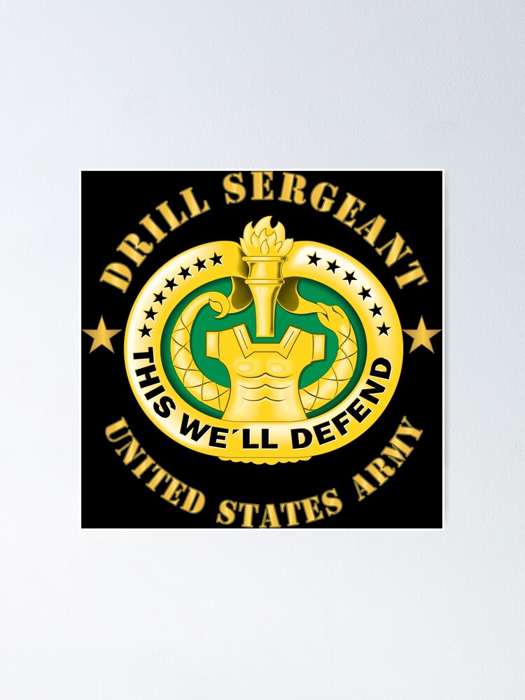 US Army Drill Sergeant "THIS WE'LL DEFEND" Patch - UK