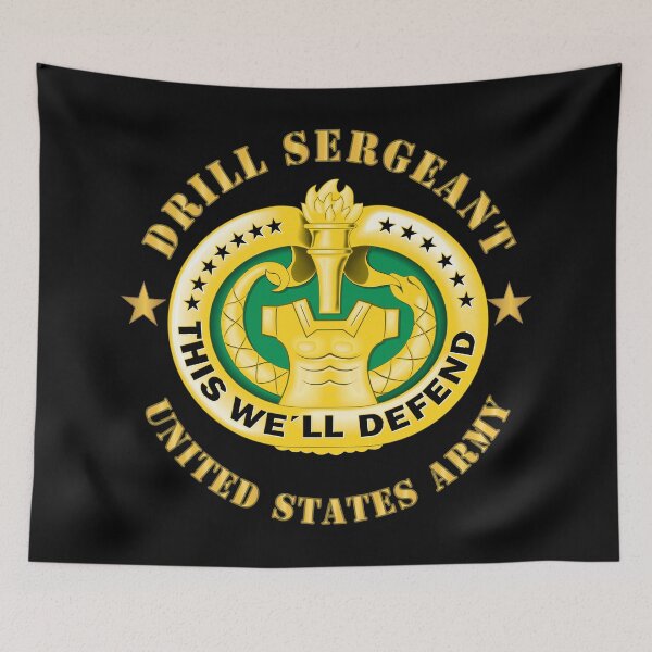 Item preview, Army - Drill Sgt Badge - United States Army X 300 designed and sold by Military Insignia Products.