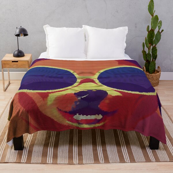Item preview, Colorful Abstract Chihuahua Wearing Sunglasses 8-bit Pixel Art designed and sold by PixelDripped.