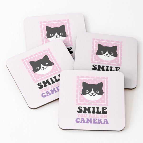 Item preview, Smile You Are on Camera Cute Cat designed and sold by bolimj.