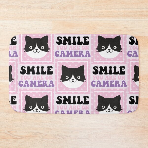 Item preview, Smile You Are on Camera Cute Cat designed and sold by bolimj.