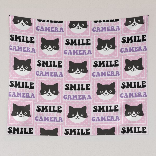 Item preview, Smile You Are on Camera Cute Cat designed and sold by bolimj.