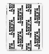 Rebellious Women (black, bold) iPad Case/Skin