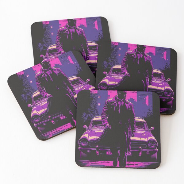 Item preview, 80s Dark Synthwave Noir Gangster designed and sold by RESToRAPTOR.