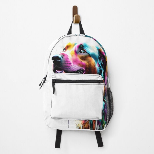 Item preview, Rainbow Paws: A Colorful Canine Masterpiece designed and sold by Beto Santos.