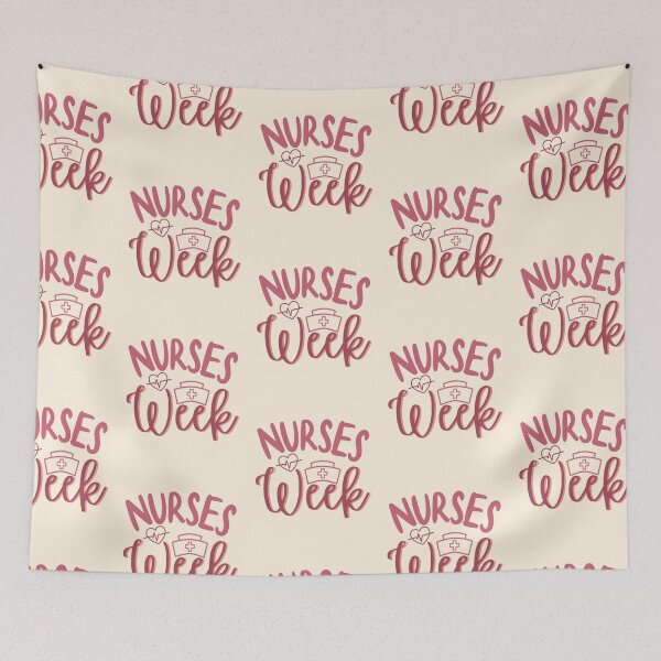 Item preview, Happy Nurses Week | Nurse Typographic | Nursing Appreciation | National Nursing Week designed and sold by DesignsRN.