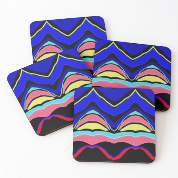 Item preview, Jazzy jagged horizontal line arch shapes designed and sold by glowvim.