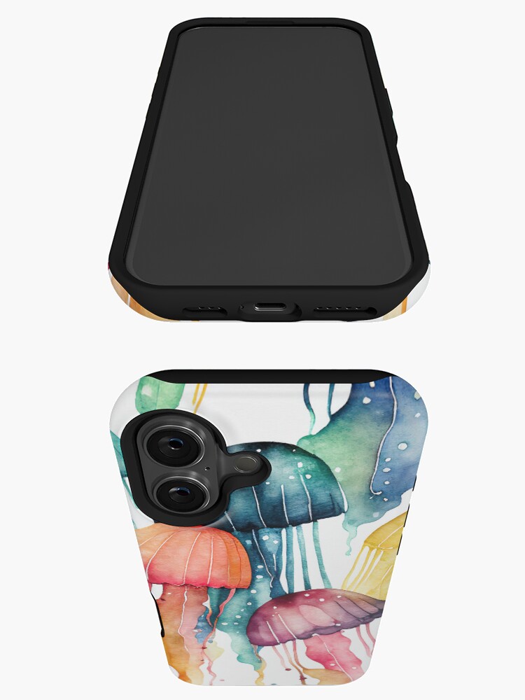 Thumbnail 3 of 4, iPhone Case, Ocean Blooms designed and sold by AntelopeOasis.
